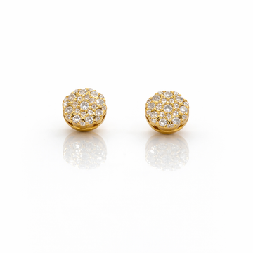 999562 | 925 Moissanite Gold Earring