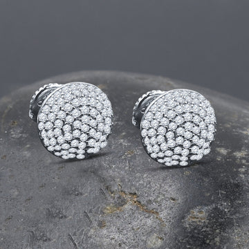 GLOBATE SILVER MOISSANITE EARRINGS I 993831