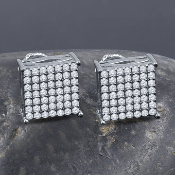 RAFFISH SILVER MOISSANITE EARRINGS I 992171