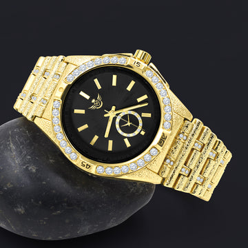 GLIMMER HIPHOP METAL WATCH I 563198