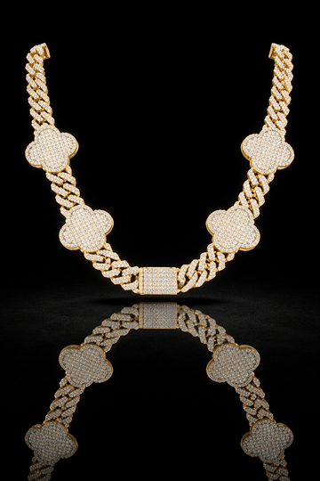 963892 | CZ Bras Gold Chain