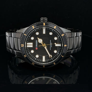 PENUMBRA METAL BACK STAINLESS ICED OUT MENS WATCH I 551703