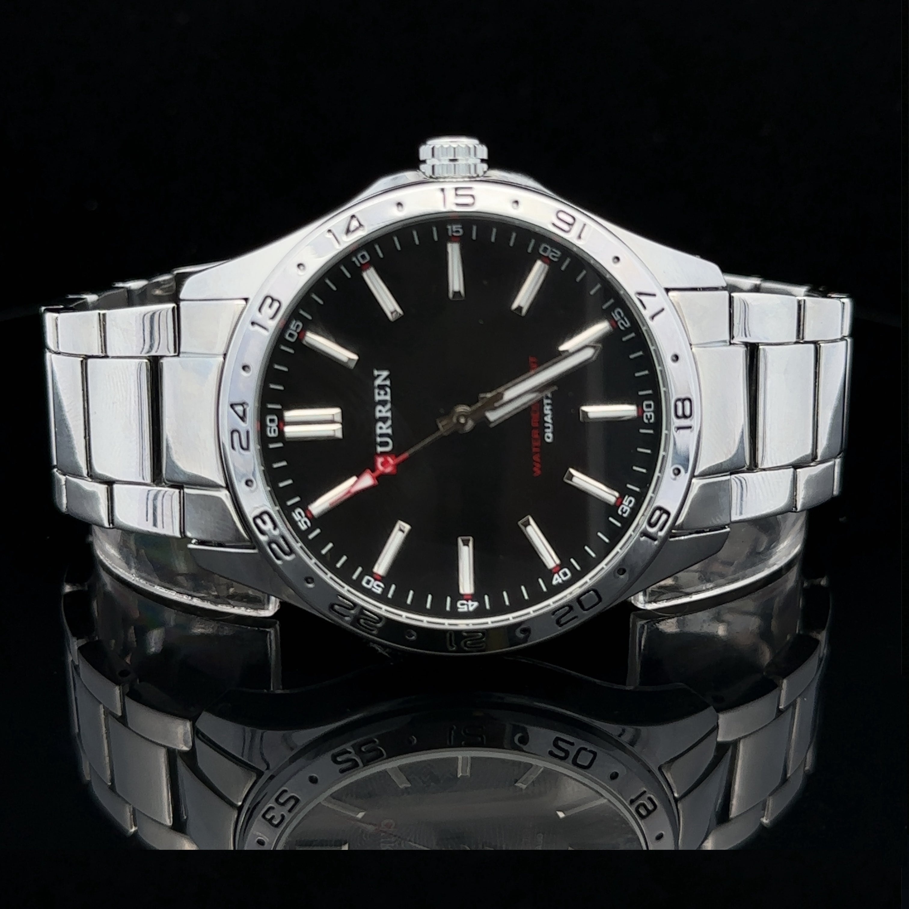 EVOCATIVE METAL BACK STAINLESS MENS WATCH I 551737