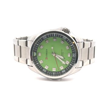 VESTIGE METAL BACK GREEN CURREN ICED OUT WATCH I 5517922