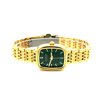 VEXIOR ALLOY GOLD GREEN STAINLESS ICED OUT MENS WATCH I 5519022