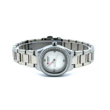 DRENIC ALLOY SILVER STAINLESS ICED OUT MENS WATCH I 551941