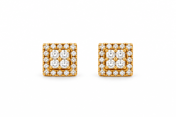 992202 | 925 Moissanite Gold Earring