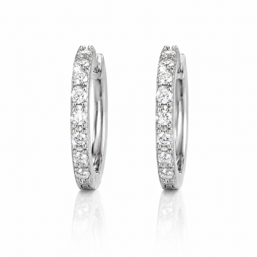 991811 | 925 Moissanite Rhodium Earrings