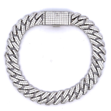 GEMSCULPT 10 MM SILVER BRACELET | 9222151