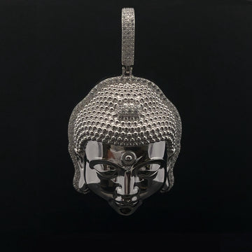 ASTRALIS 925 CZ RHODIUM ICED OUT PENDANT | 9222391