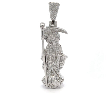 ISOLDE 925 CZ RHODIUM ICED OUT PENDANT | 9222641