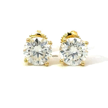 ELWA 4.0 CTW 925 MOISSANITE ICED OUT EARRING | 991032