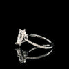 PEARLY 2.32CTW 925 SILVER VVS D MOISSANITE RING | 995161