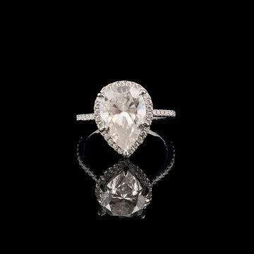 PEARLY 3.38CTW 925 SILVER VVS D MOISSANITE RING | 995171