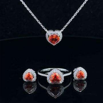 VERMILION 3.50 CTW 925 WOMENS MOISSANITE JEWELLERY BUNDEL | 995686