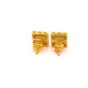ALCHEMY 1.06 CTW 925 GOLD MOISSANITE ICED OUT EARRING | 995832