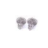ANEMONE 1.06 CTW 925 RHODIUM MOISSANITE ICED OUT EARRING | 995841