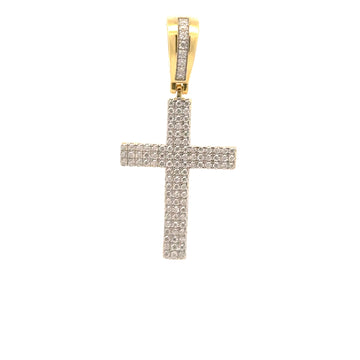 LYSANDRA 0.54 CTW 925 MOISSANITE GOLD PENDANT I 996172