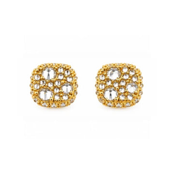 9100292 | 0.83 CTW Brass Moissanite Gold Earring