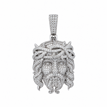 9912121 | 1.82 CTW 925 Silver Moissanite Rhodium Pendant