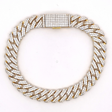 OPULENT 10MM 925 MOISSANITE CUBAN BRACELET | 991342