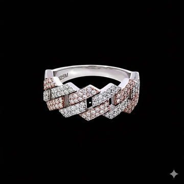 9910665 | 925 Silver Moissanite Rhodium Ring