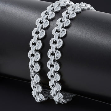 IVORY 12MM SILVER CZ CHAIN | 9221171