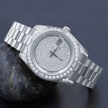 MAJESTY STEEL CZ HIP HOP WATCH | 530481