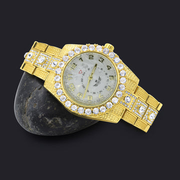 NIGHT SPARKLER HIP HOP METAL WATCH I 5630169