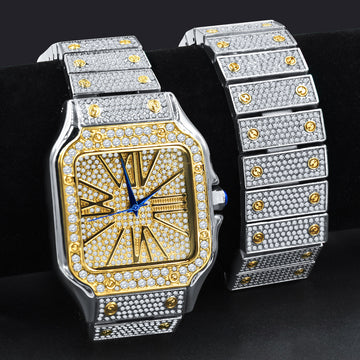 PRODIGIOUS BRASS WATCH & BRACELET SET | 5307442