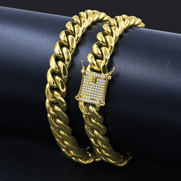 SWANKY 12MM Cuban Chain I 950772