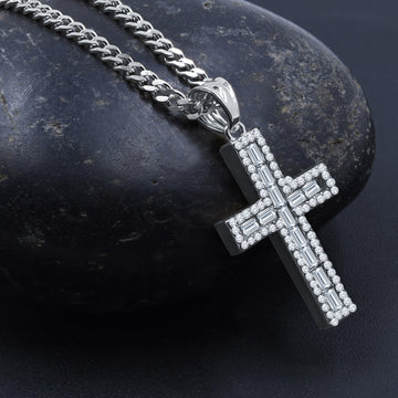 KADOSH STAINLESS STEEL CHAIN AND CHARM I D914131