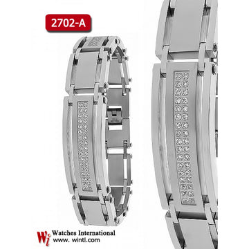 Steel Bracelet with CZ 2702-A