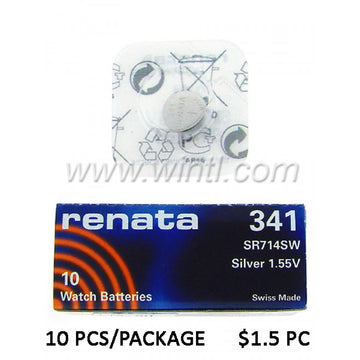 10 WATCH BATTERIES IN A BOX