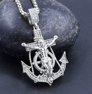 FRETUS STEEL CRYSTAL PENDANT I D940651