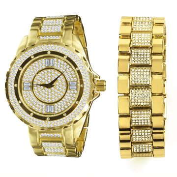 Ultra Bling Watch & Bracelet Set