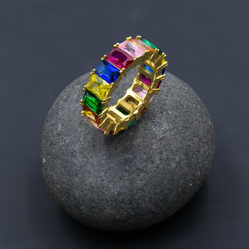 RAINBOW 925 SILVER RING | 92111269