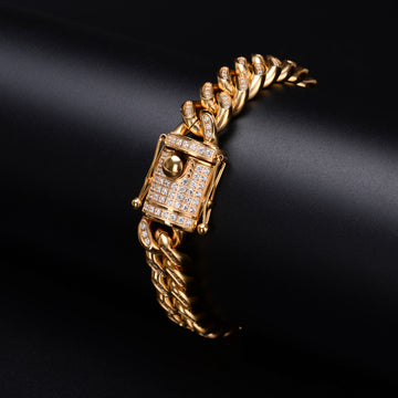 GOLIATH 12MM Steel Full CZ Cuban | 938552