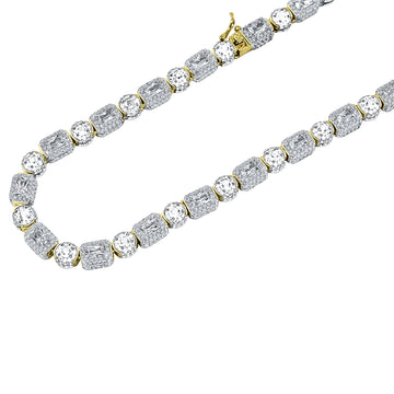 GHOST 6MM SILVER ICED OUT CZ CHAIN I 9213562