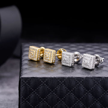 HEARTY STERLING SILVER CZ EARRINGS | 9219281