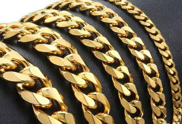 14K Yellow Gold Plated Korean Cuban Classic Bracelet