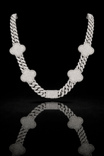 963891 | CZ Brass Rhodium Chain
