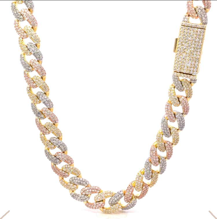 STALLION 18MM ICED OUT CUBAN CHAIN | 9615552