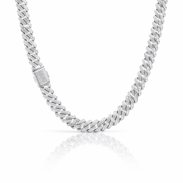 OPULENT 8 MM 925 MOISSANITE CUBAN CHAIN  | 992451