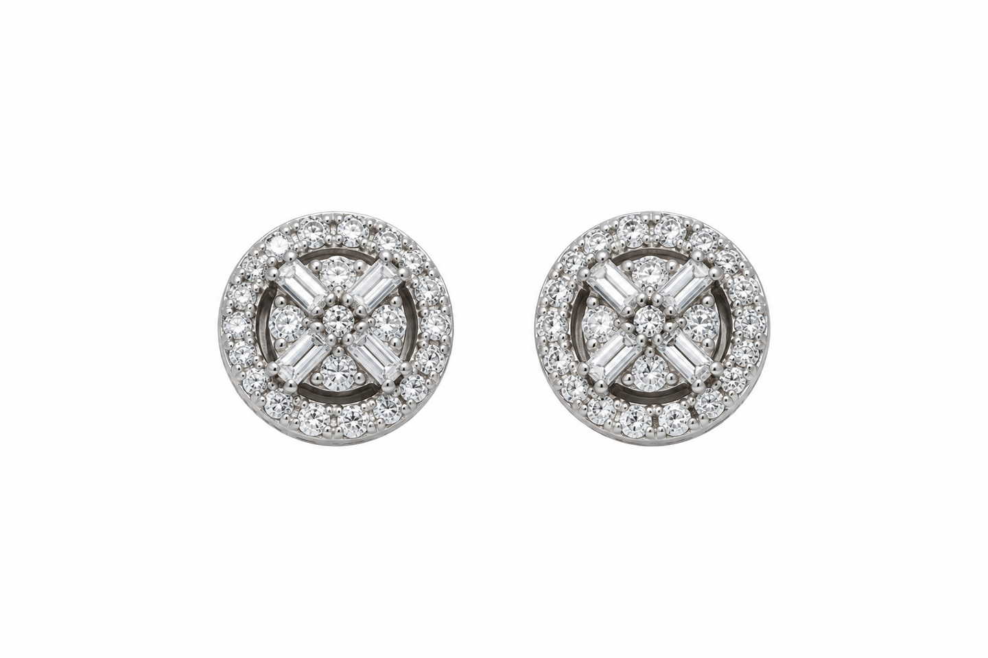 9911851 | 925 Moissanite Rhodium Earring