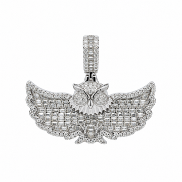 9912161 | 2.34 CTW 925 Silver Moissanite Rhodium Pendant