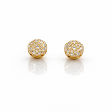 999562 | 925 Moissanite Gold Earring