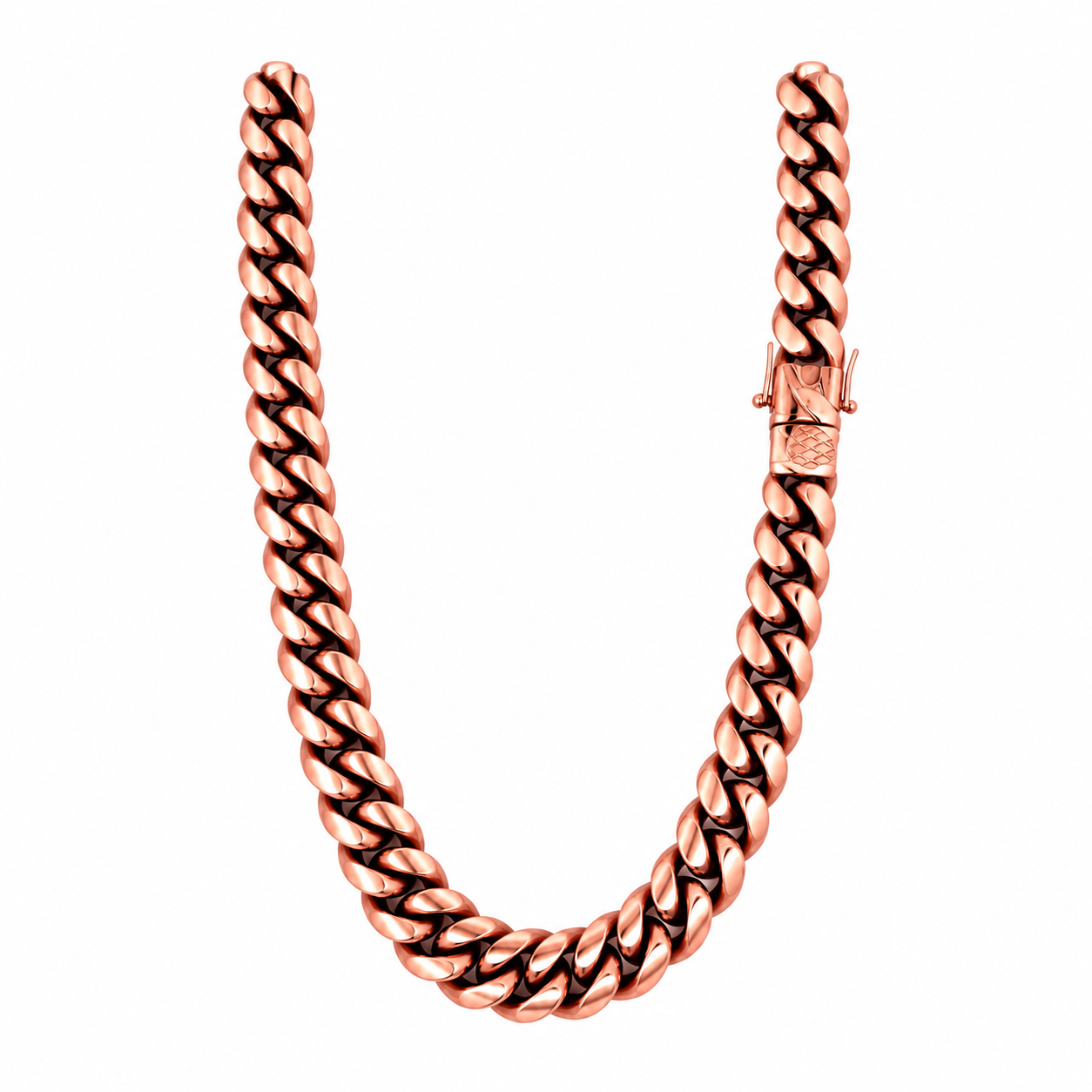 939965 | 12mm Steel Rose Gold Chain