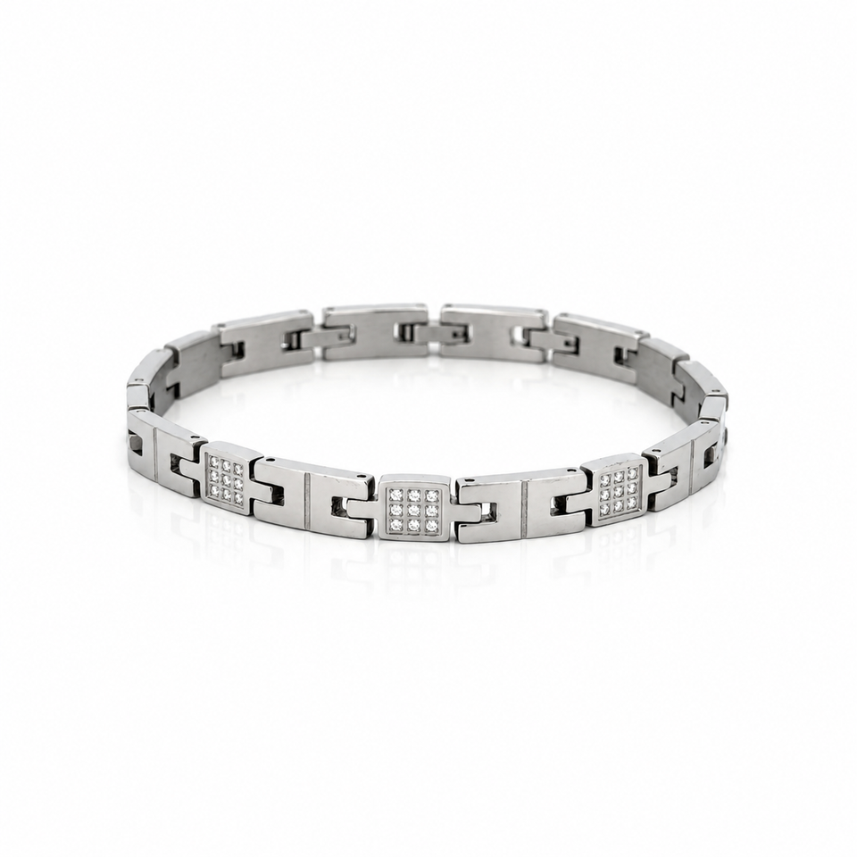 9312631 | Steel Moissanite Bracelet