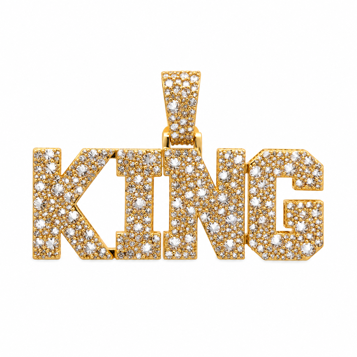 9100192 | 11.26 CTW Brass Moissanite Gold Pendant